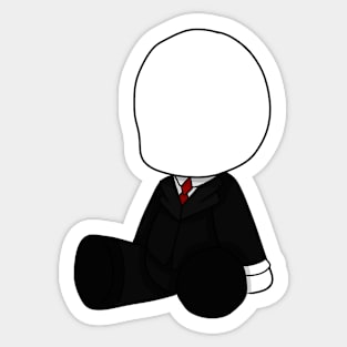 slenderman doll chibi Sticker